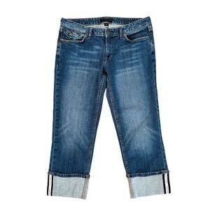 ✨ Banana Republic ✨ Women’s Cropped Capri Blue Jeans Size 8